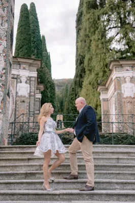 Dreamy Engagement at Villa d'Este
