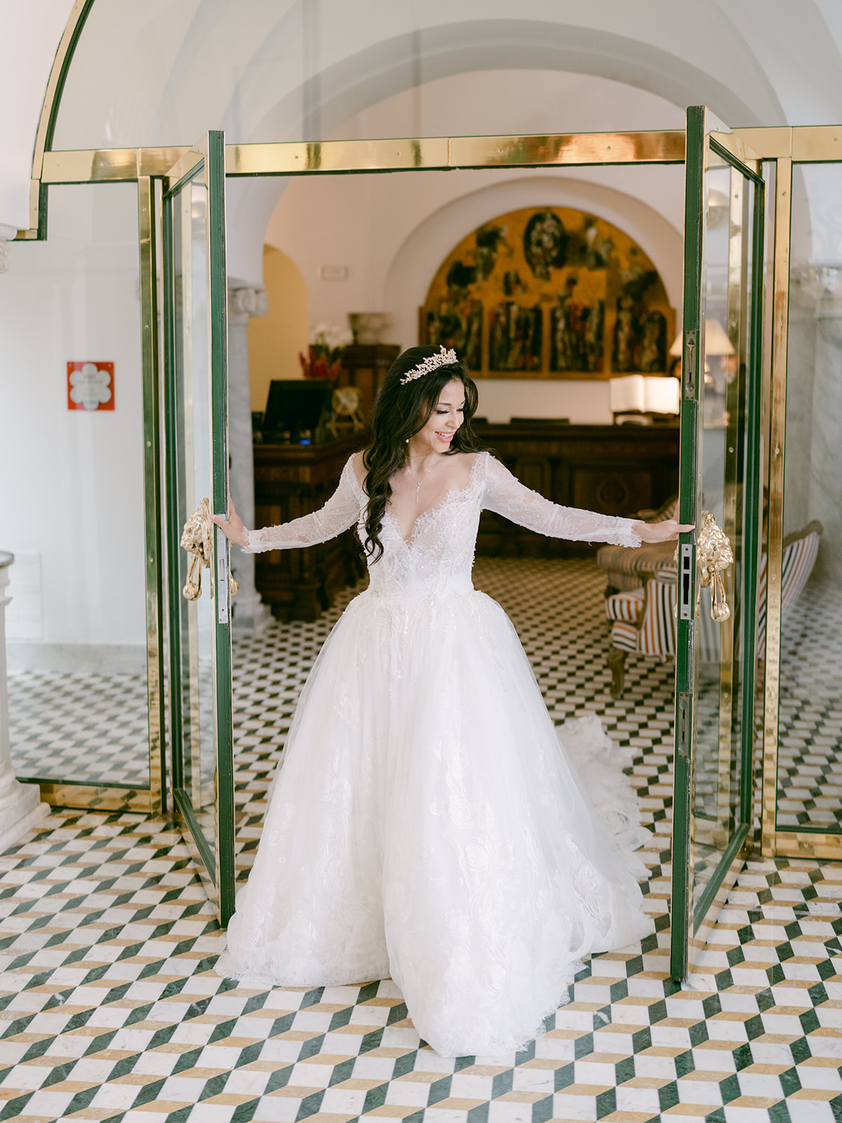 Dinner under the olive trees at Belmond Caruso, in the Amalfi Coast