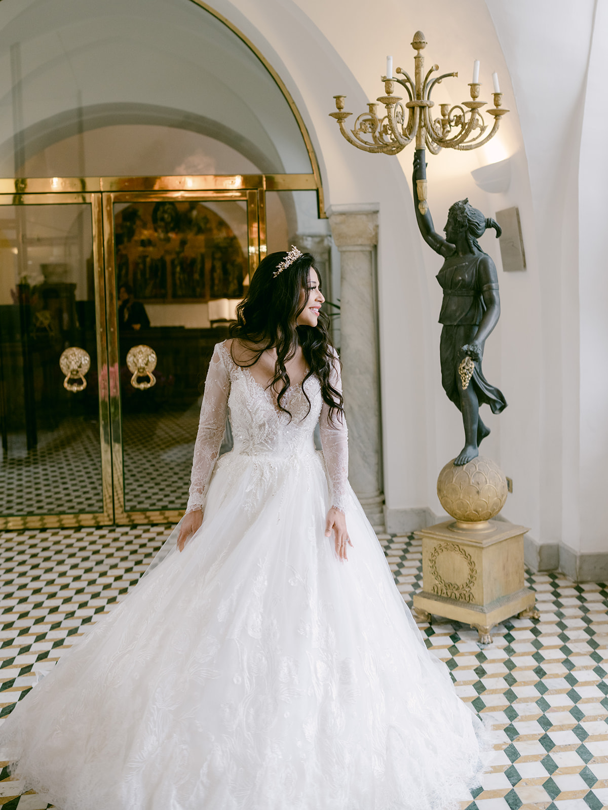 Dinner under the olive trees at Belmond Caruso, in the Amalfi Coast