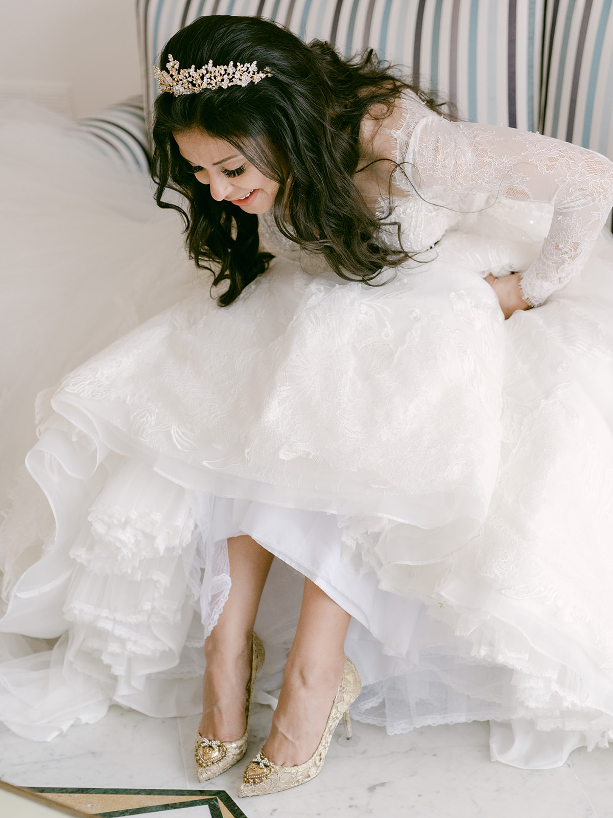 Dinner under the olive trees at Belmond Caruso, in the Amalfi Coast