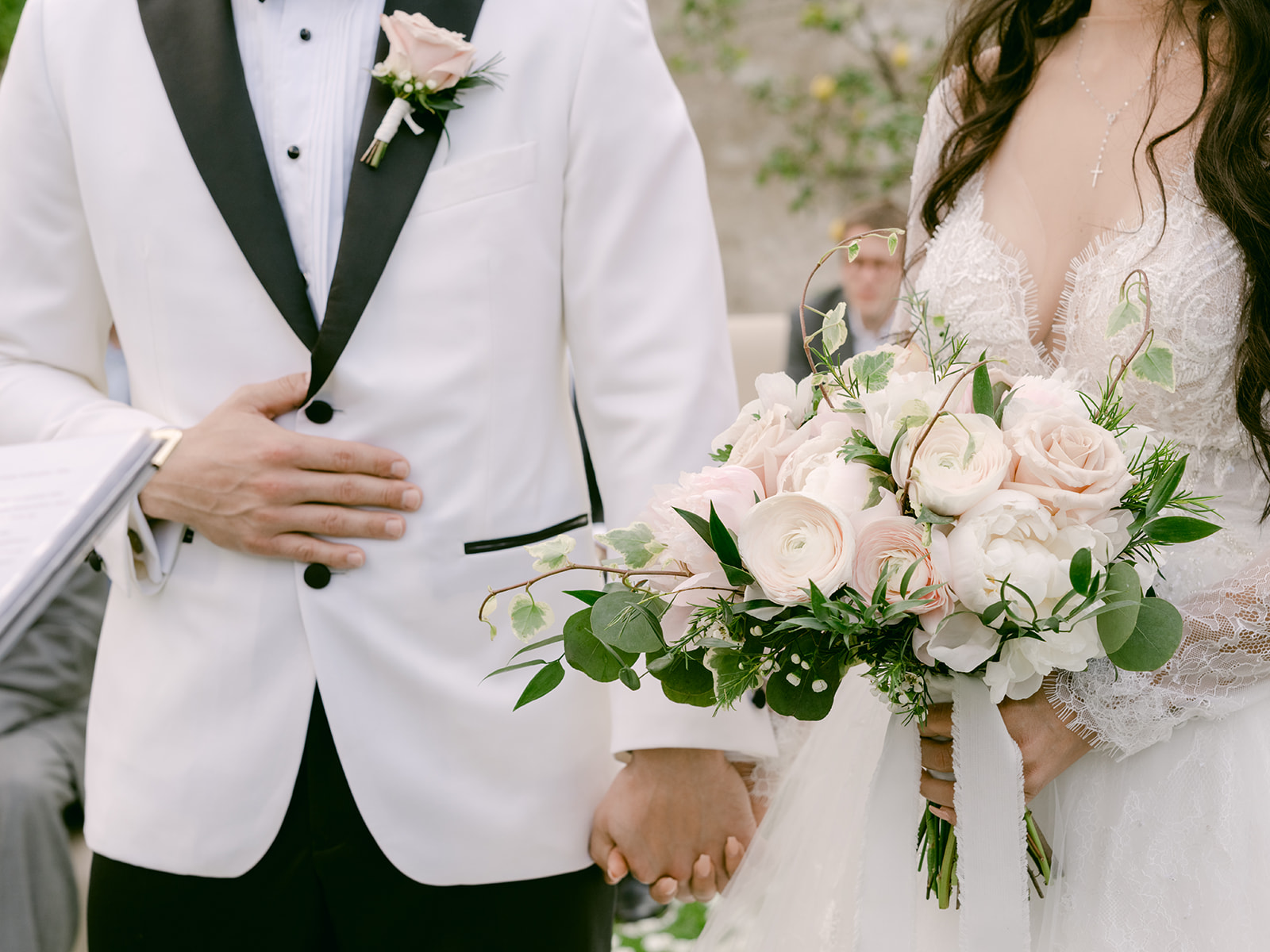 Dinner under the olive trees at Belmond Caruso, in the Amalfi Coast