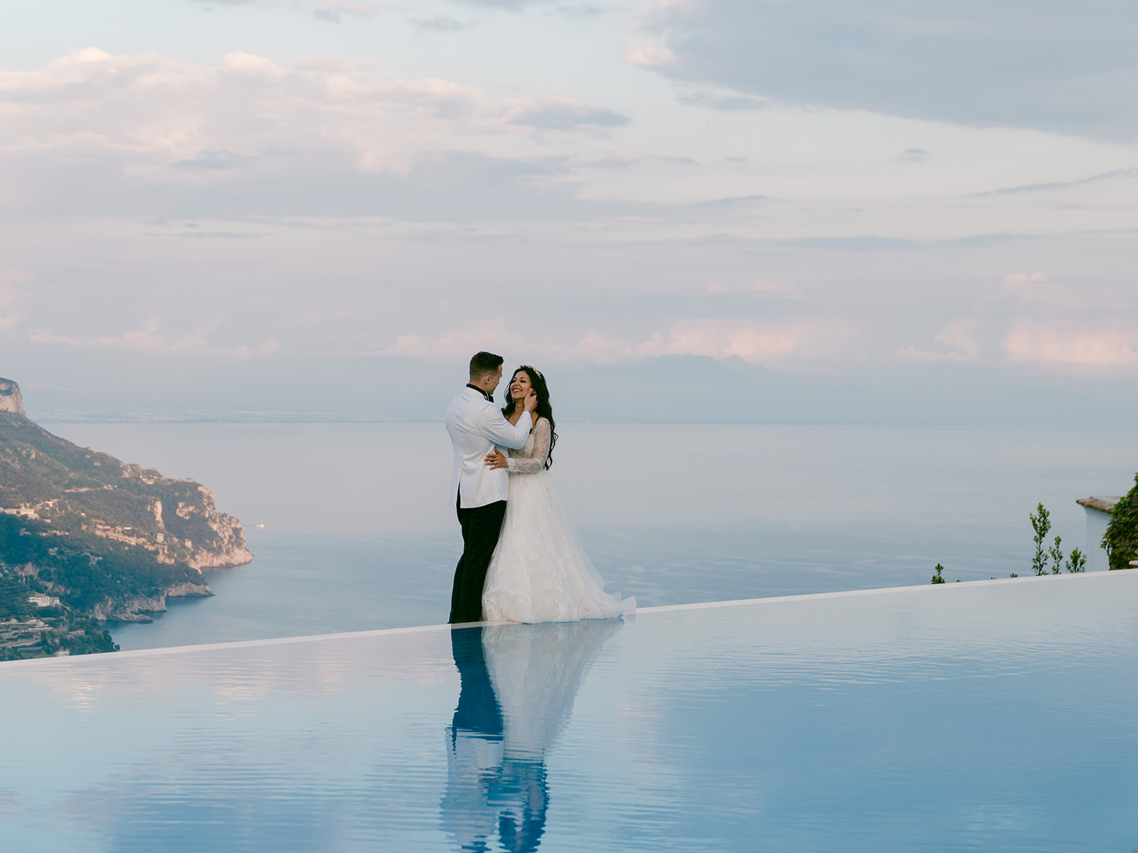 Dinner under the olive trees at Belmond Caruso, in the Amalfi Coast