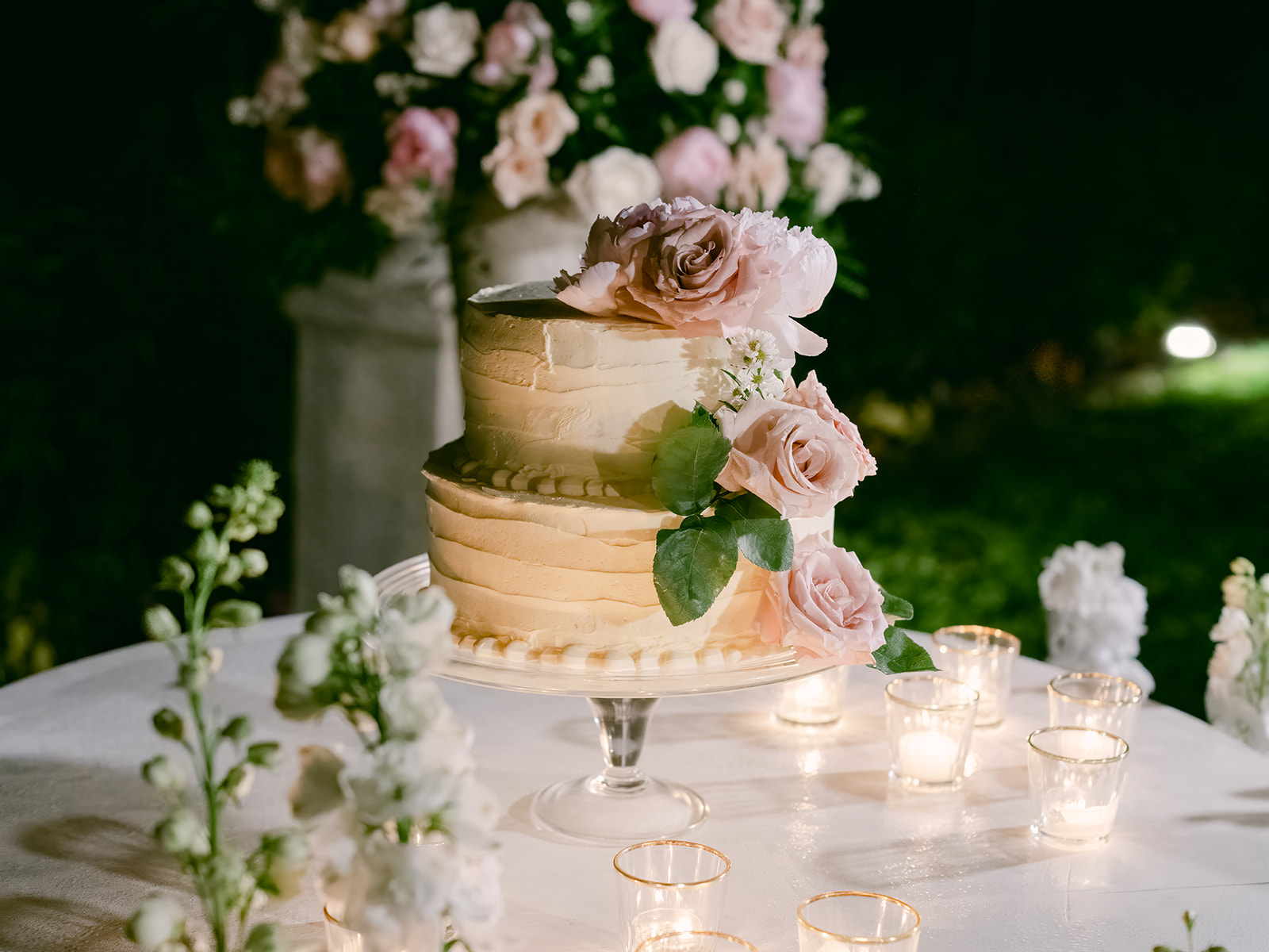 Dinner under the olive trees at Belmond Caruso, in the Amalfi Coast