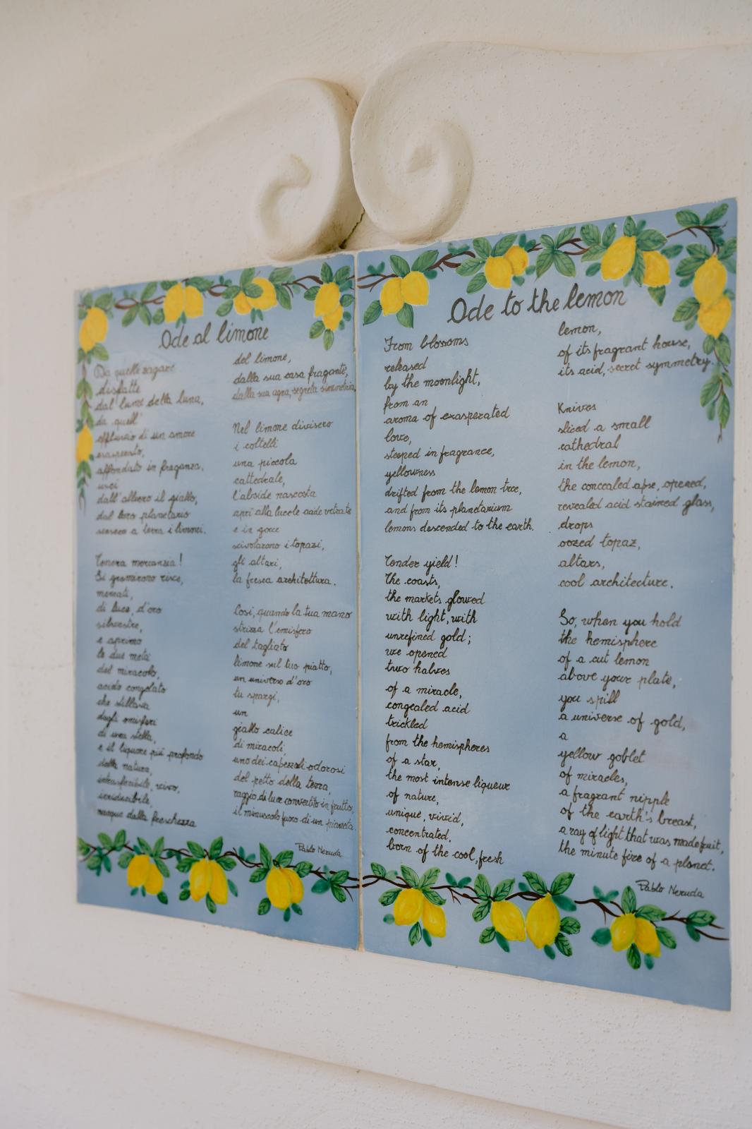 Love inspired by the Beauty of Amalfi