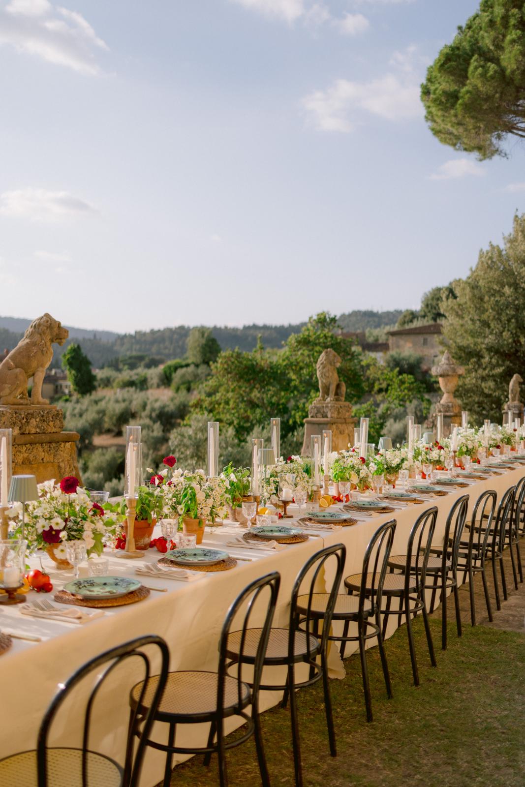 Welcome Party in stile toscano