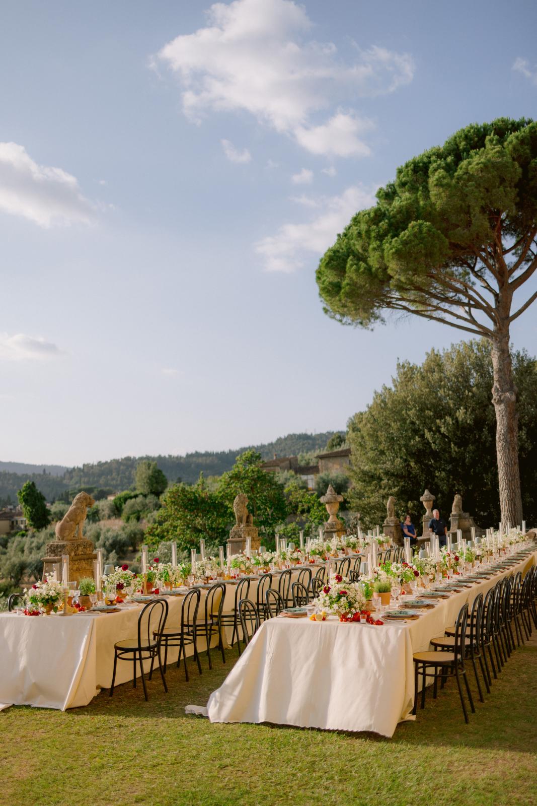 Welcome Party in stile toscano