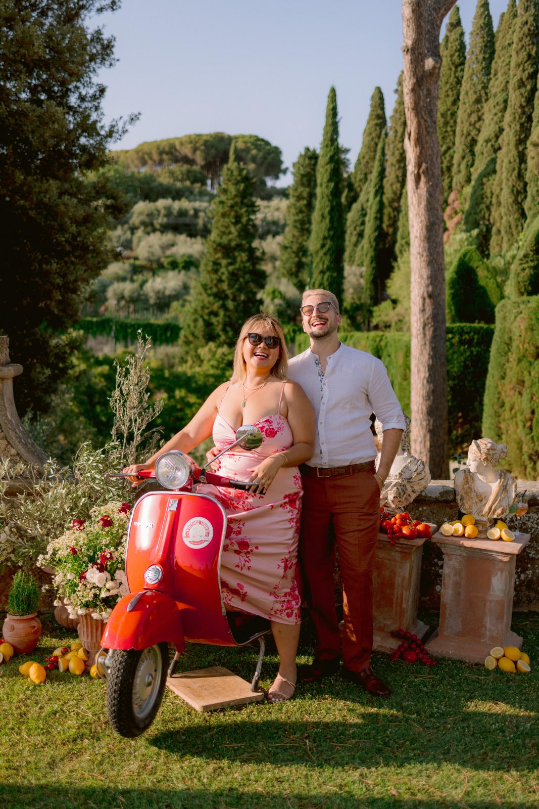 Welcome Party in stile toscano