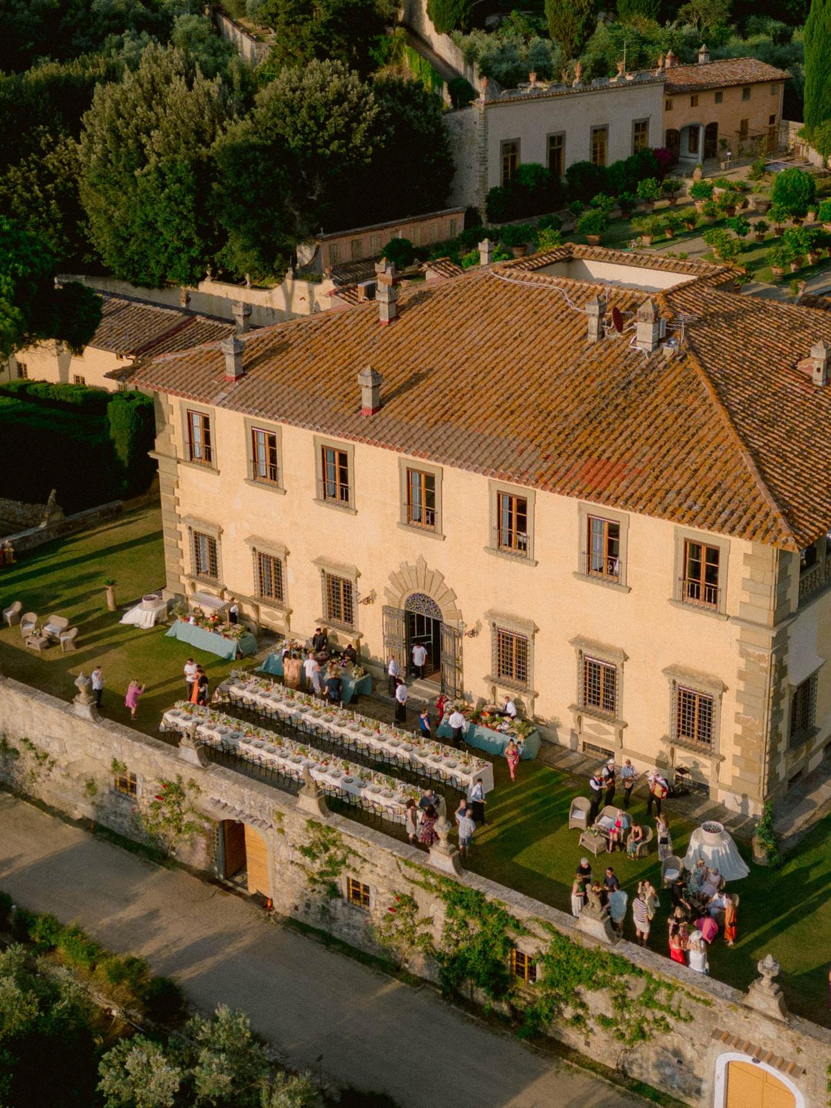 Welcome Party in stile toscano