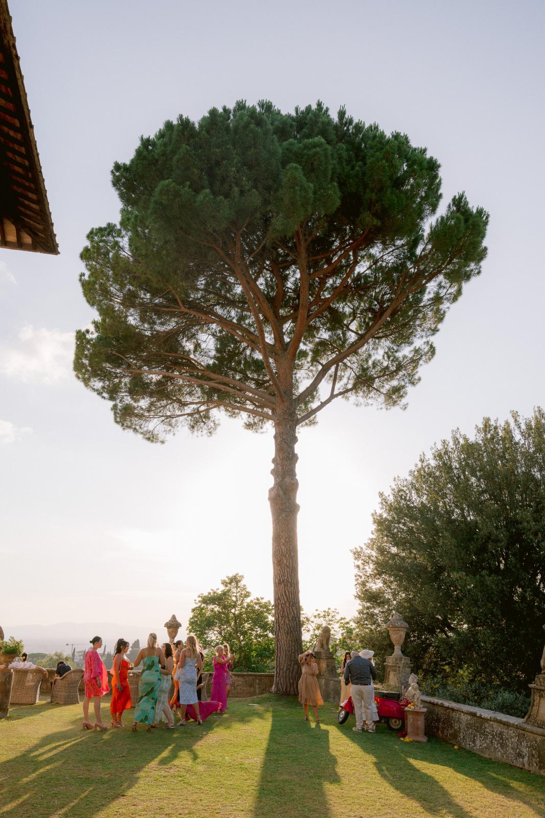 Welcome Party in stile toscano