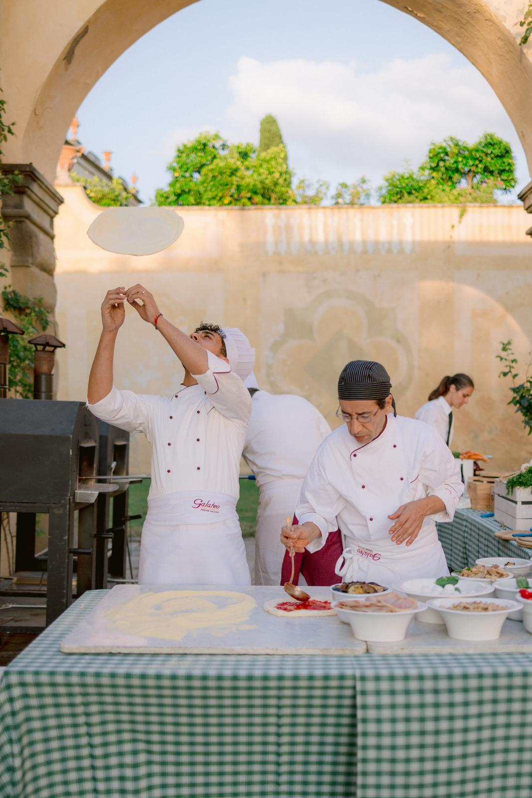 Welcome Party in stile toscano