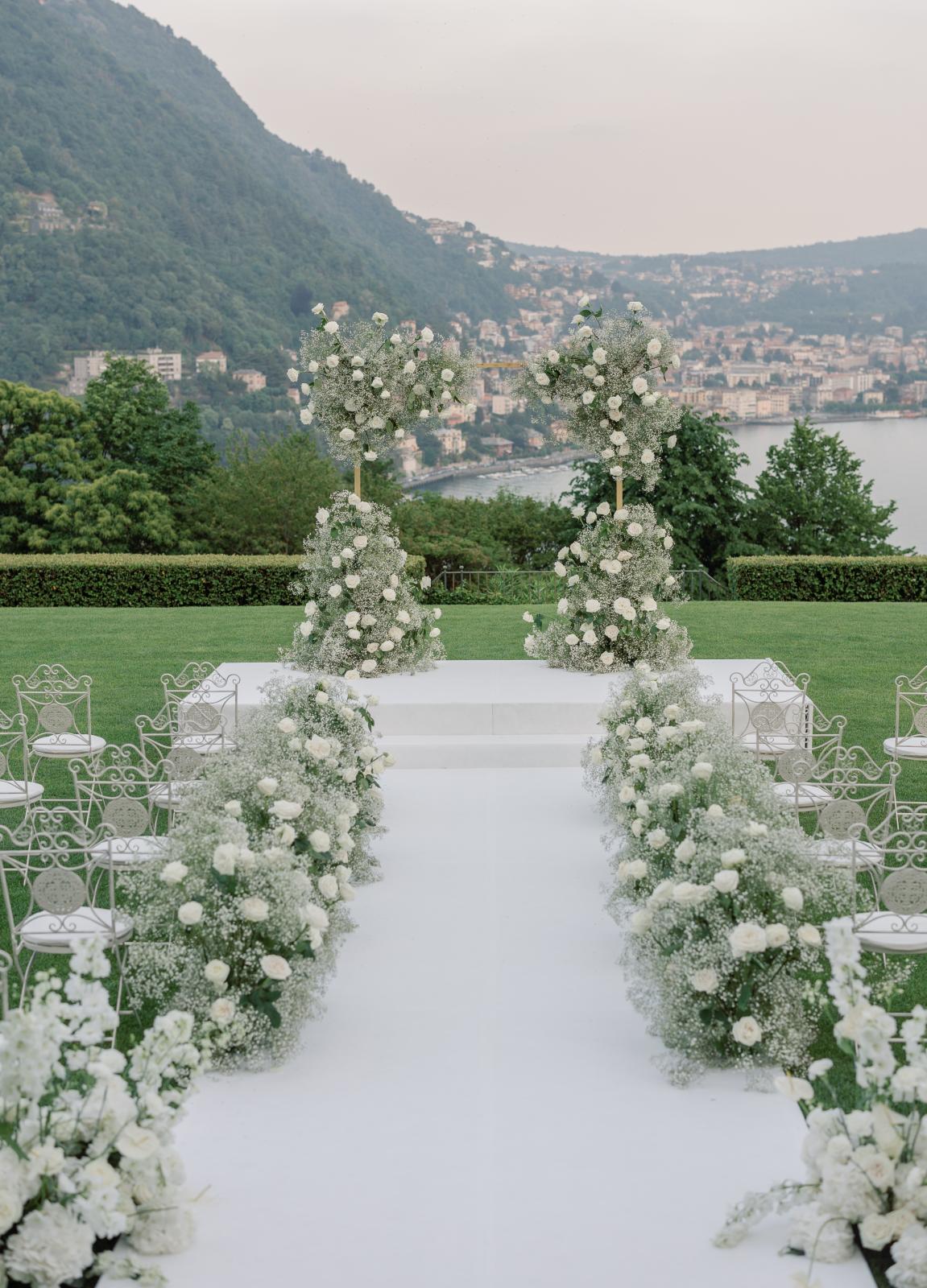 A Glamorous night at Villa Bonomi on Lake Como