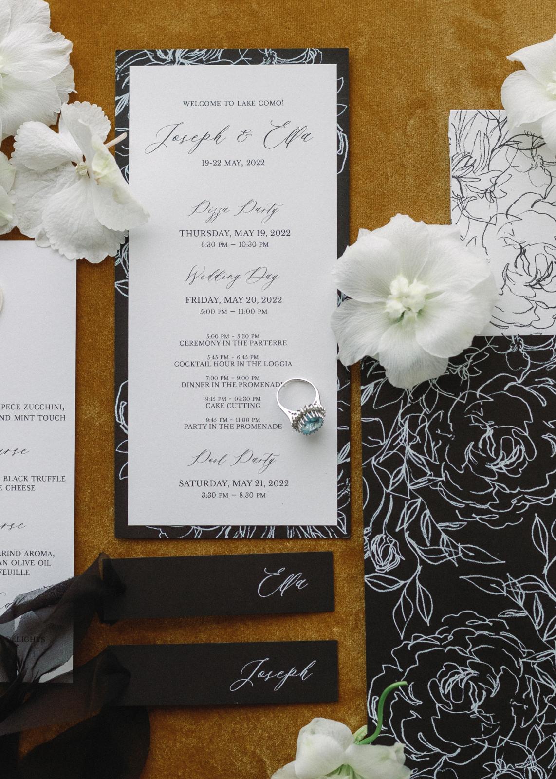 A Glamorous night at Villa Bonomi on Lake Como