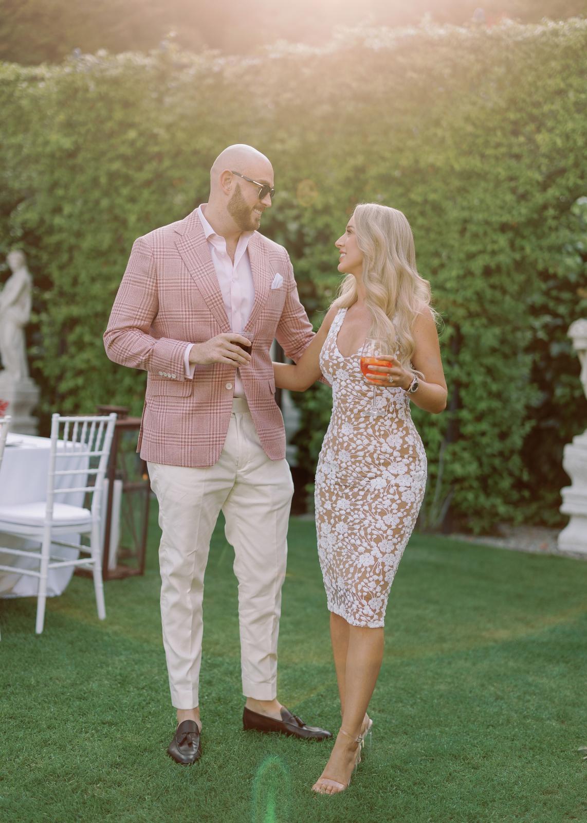 Stylish Pizza Party on Lake Como