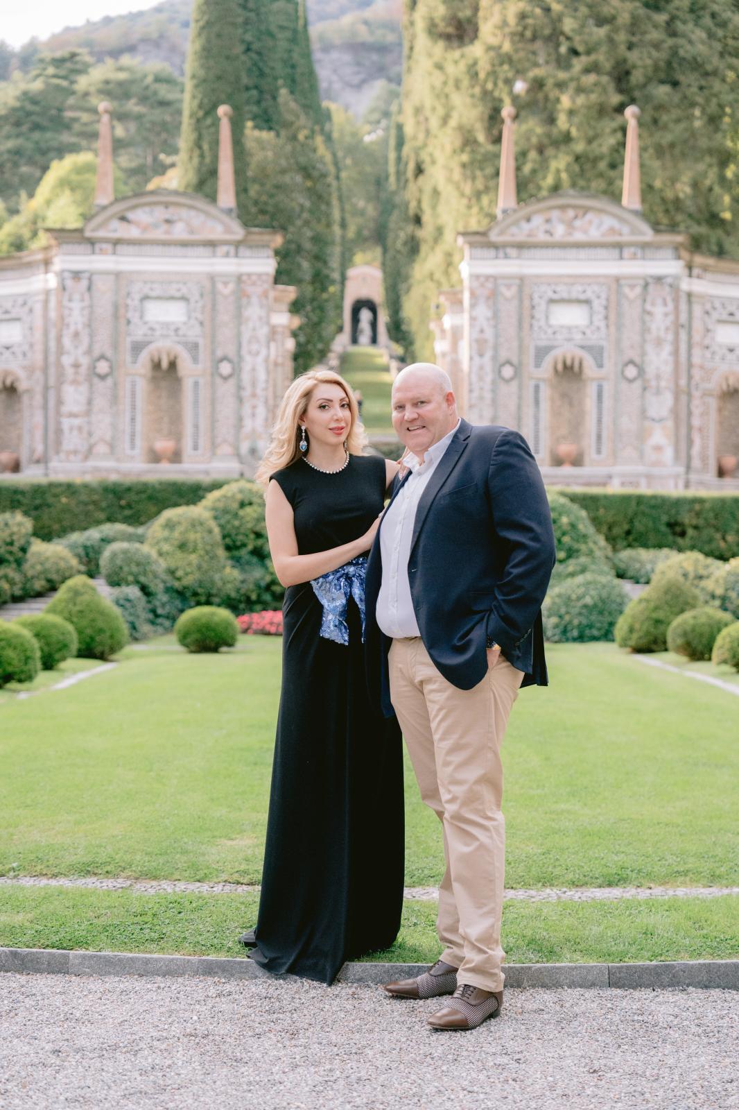 Dreamy Engagement at Villa d'Este