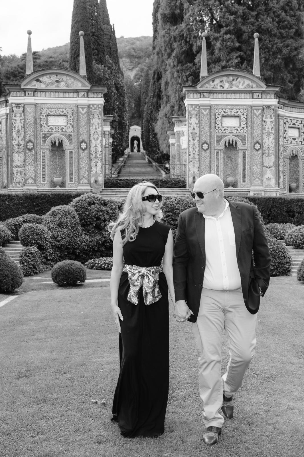 Dreamy Engagement at Villa d'Este